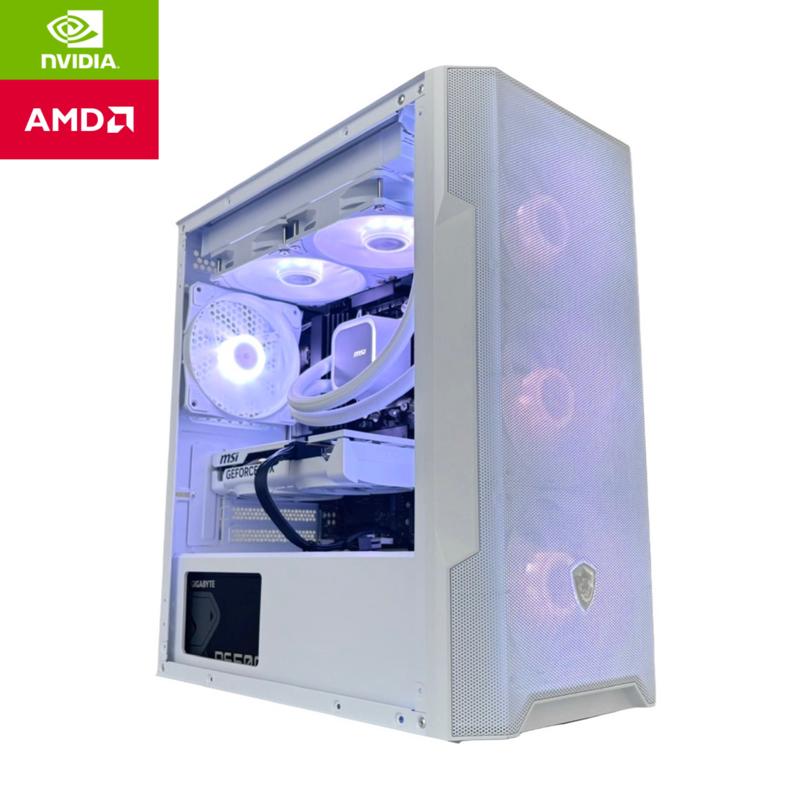 Komputer RTX 5060 / R5 5600 / 32GB RAM / 1TB biały WIFI