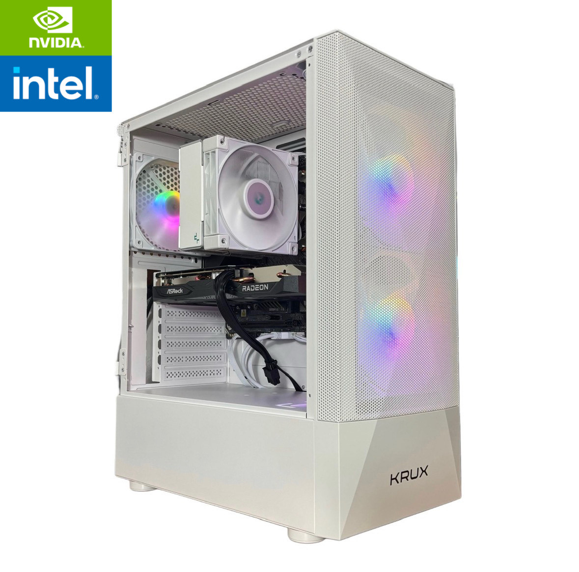 Komputer RTX 5060 / i5-14400F / 32GB RAM / 1TB biały WIFI